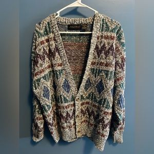 80’s Michael Gerald mens cardigan size Large